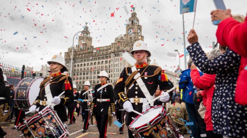 24th June, 2017. Liverpool, UK. Armed Forces Day.