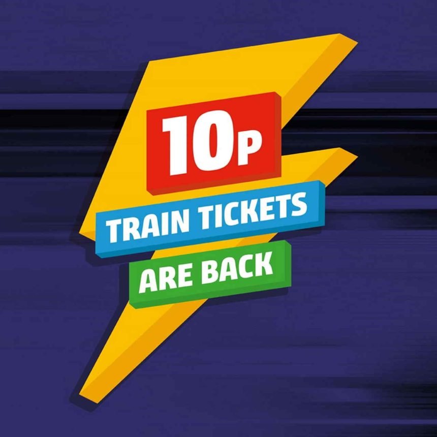 10p Northern train tickets sale