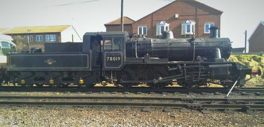 78019 at Loughborough Sheds, Great Central Railway // Credit Jamie Duggan, Railadvent