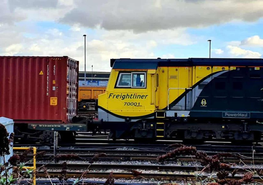 Eastleigh freight train derailment