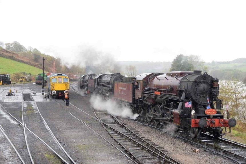 Churnet Valley Railway with three S160s