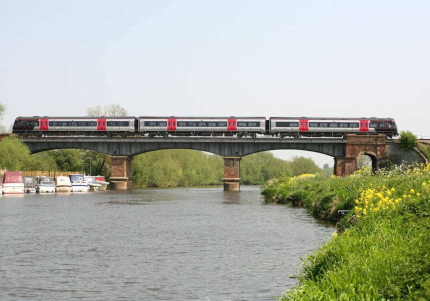 CrossCountry train at Eklington Bridge