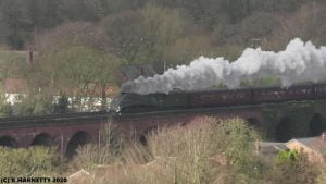 60009 Union of South Africa crossing the Whalley Viaduct