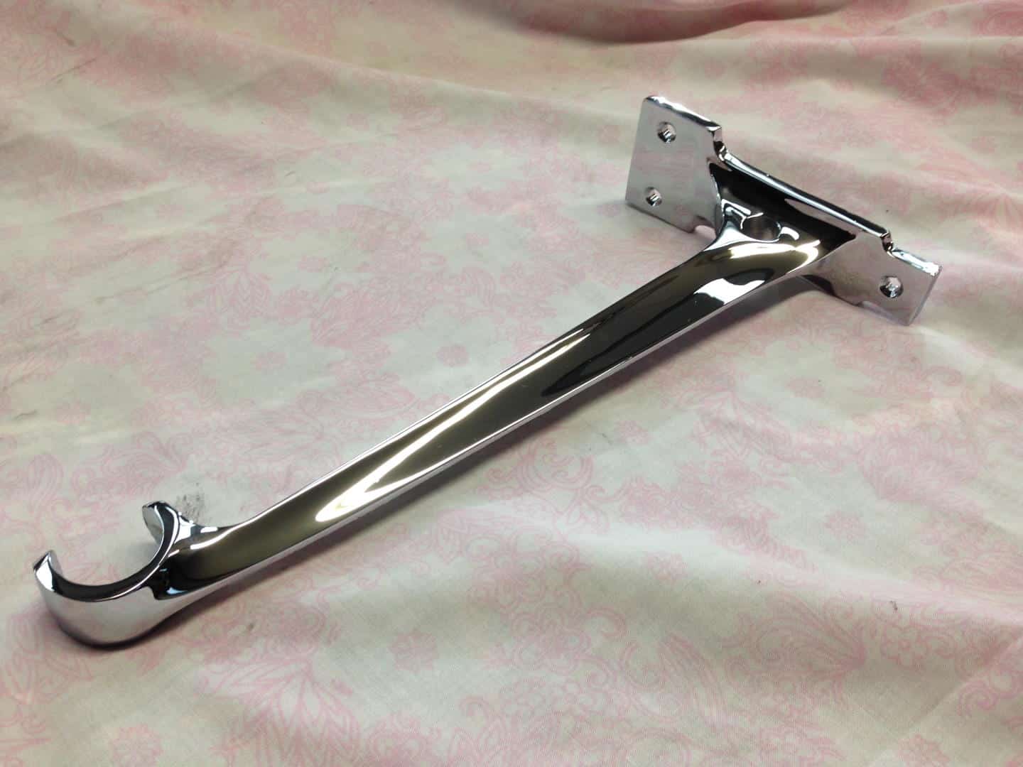 Canadian Pacific Project Chrome Luggage Rack Bracket // Credit The Watercress Line