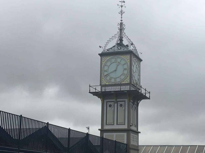 Cleethorpes clock tower is refurbished