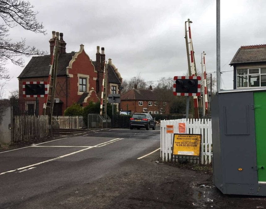 Network Rail begins work to improve three level crossings in Staffordshire