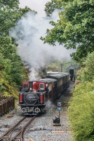 David Lloyd George arrives at Tanybwlch on the Ffestiniog Railway