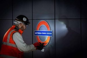 New roundel for Battersea underground station