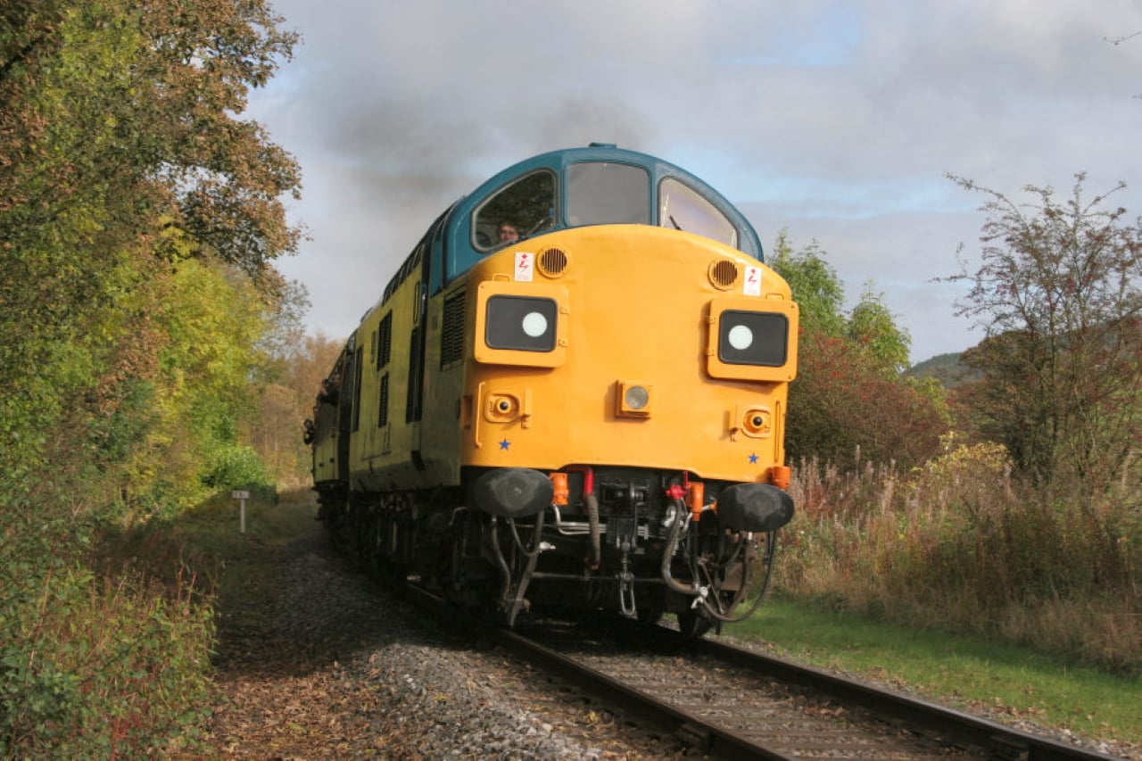 37109 locomotive on the East Lancashire Railway