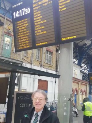 Alan Harvery Southern Railway Worker Retires after 50 years