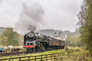 92134 at Levisham on the North Yorkshire Moors Railway