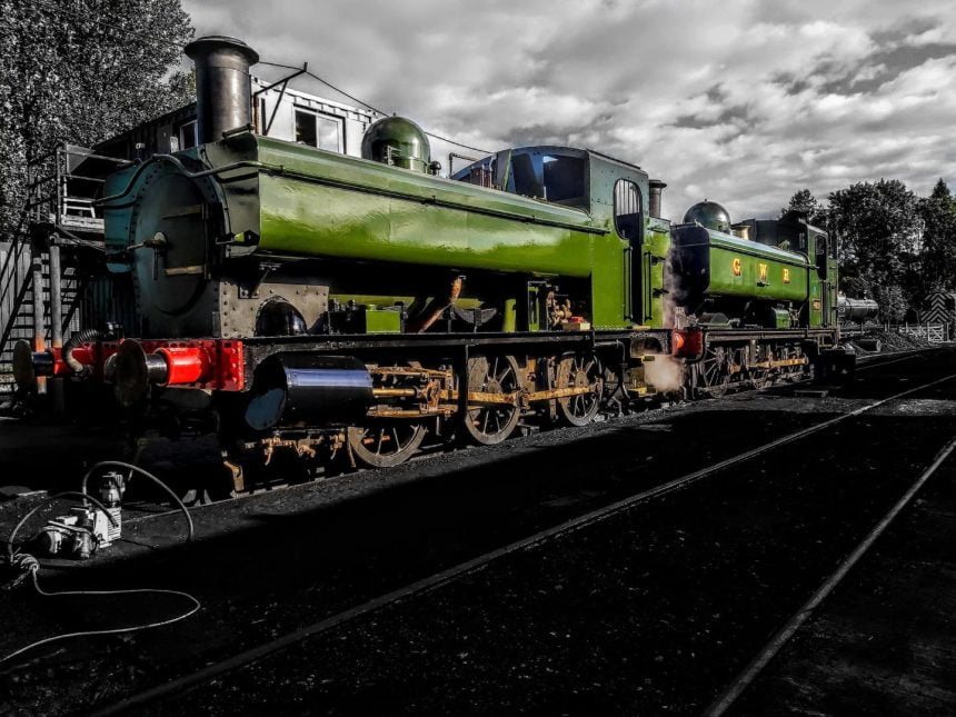 1369 and 4912 at South Devon Railway // Credit Charlie Greasley