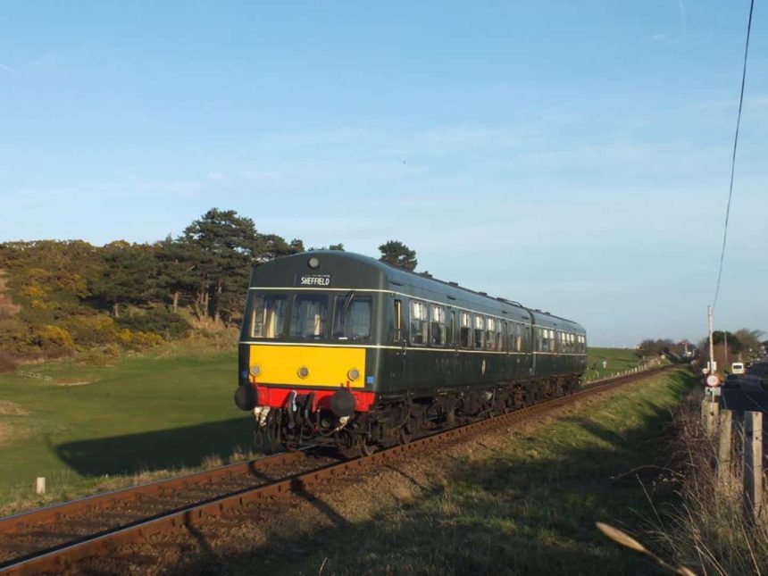 Class 101 DMU Set, Power Car No.E51228 and Trailer Unit E56062 North Norfolk Railway // Credit Chris Moxon