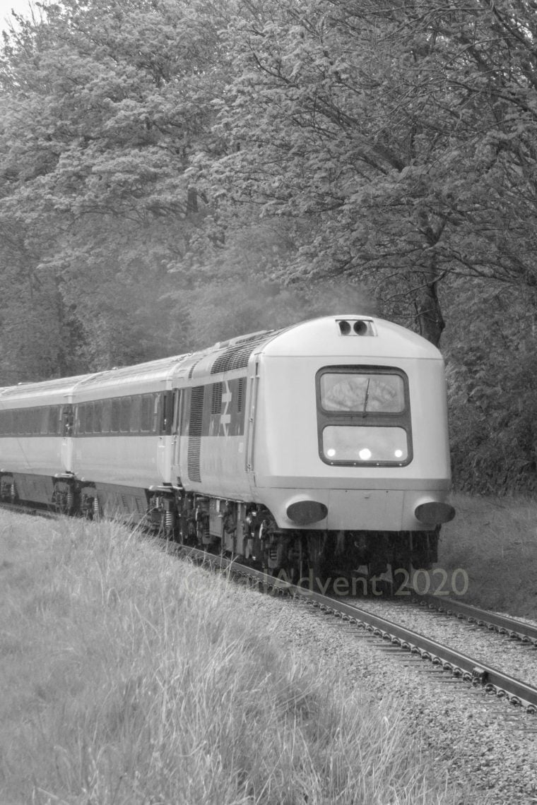 Class 41 No. 41001 near Ingrow West - Keighley and Worth Valley Railway