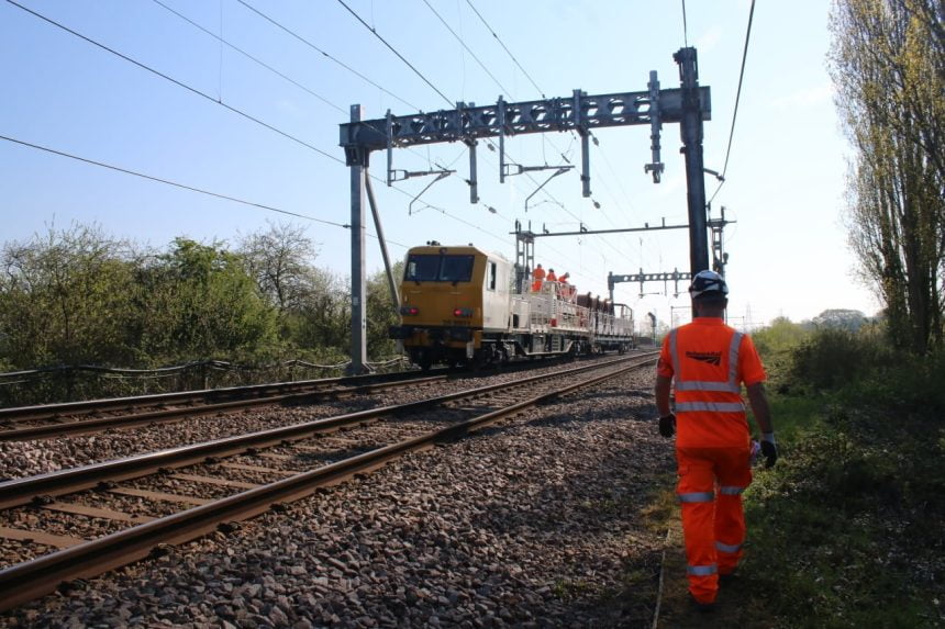 Southend eletric wire work rail upgrade