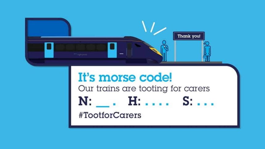 morse code nhs Toot for Carers