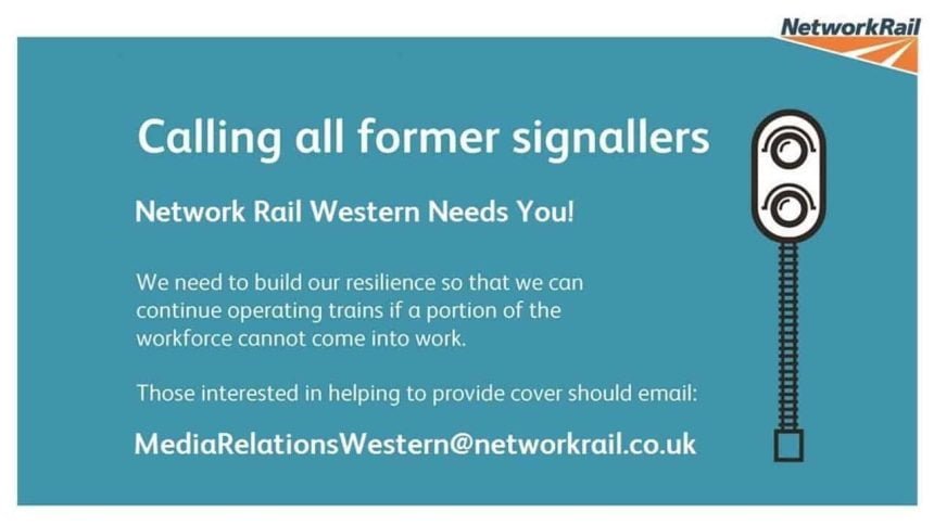 Network Rail signallers western region