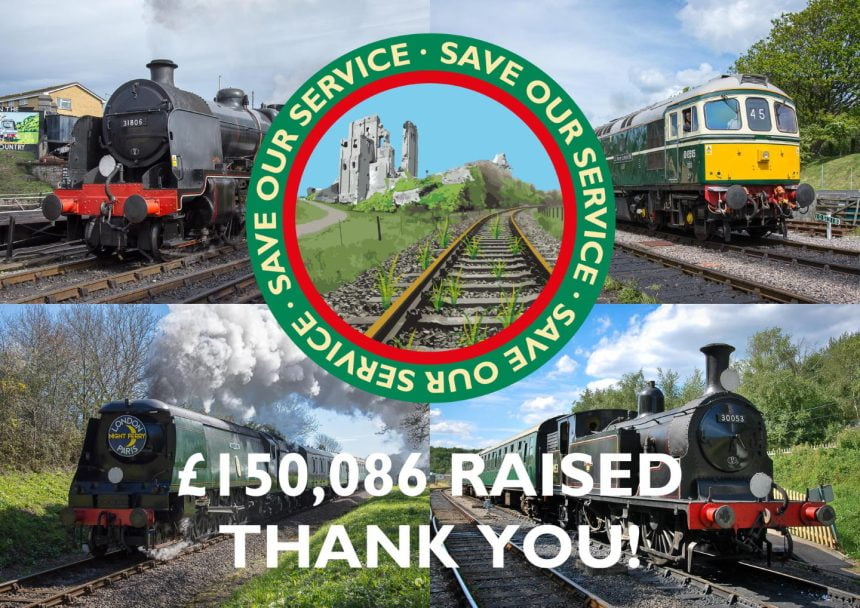 SOS Appeal 150K // Credit Swanage Railway