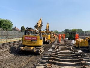 Feltham depot work continues for new Class 701 trains