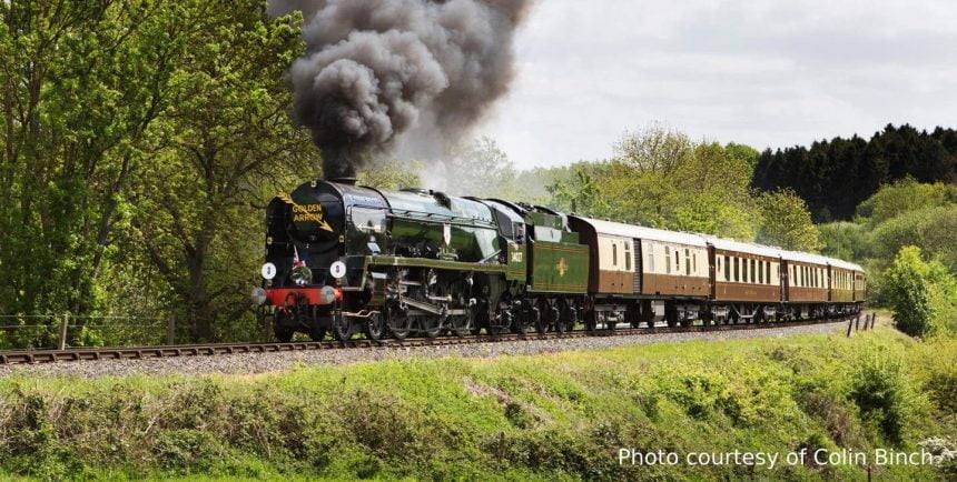 steam locomotive 34027 "Taw Valley" // Credit Colin Binch