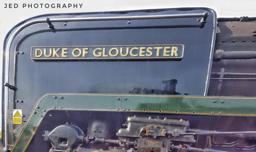 Steam Locomotive 71000 "Duke of Gloucester" // Credit Jamie Duggan, JED Photography