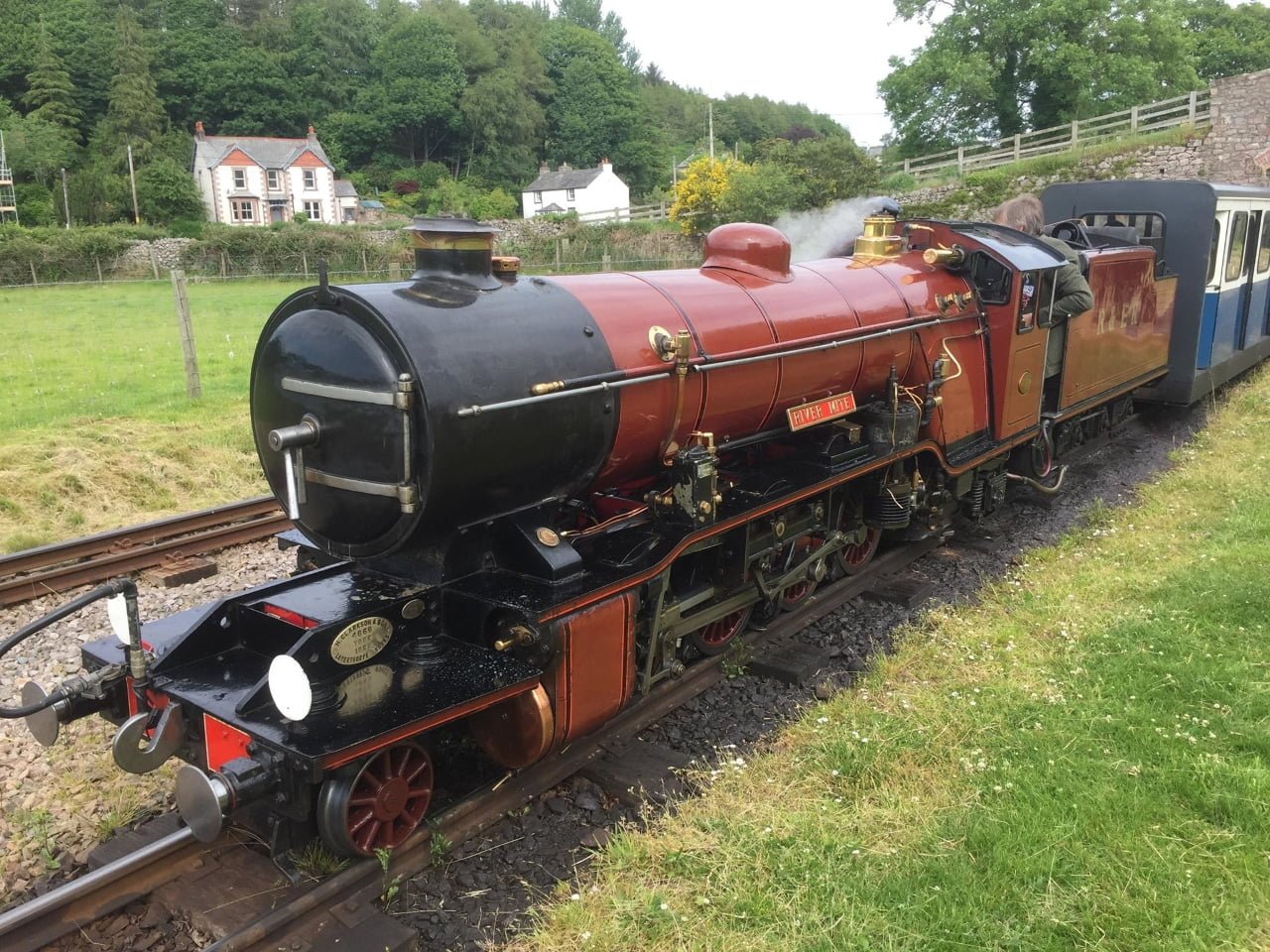 River Mite on the Ravenglass and Eskdale Railway