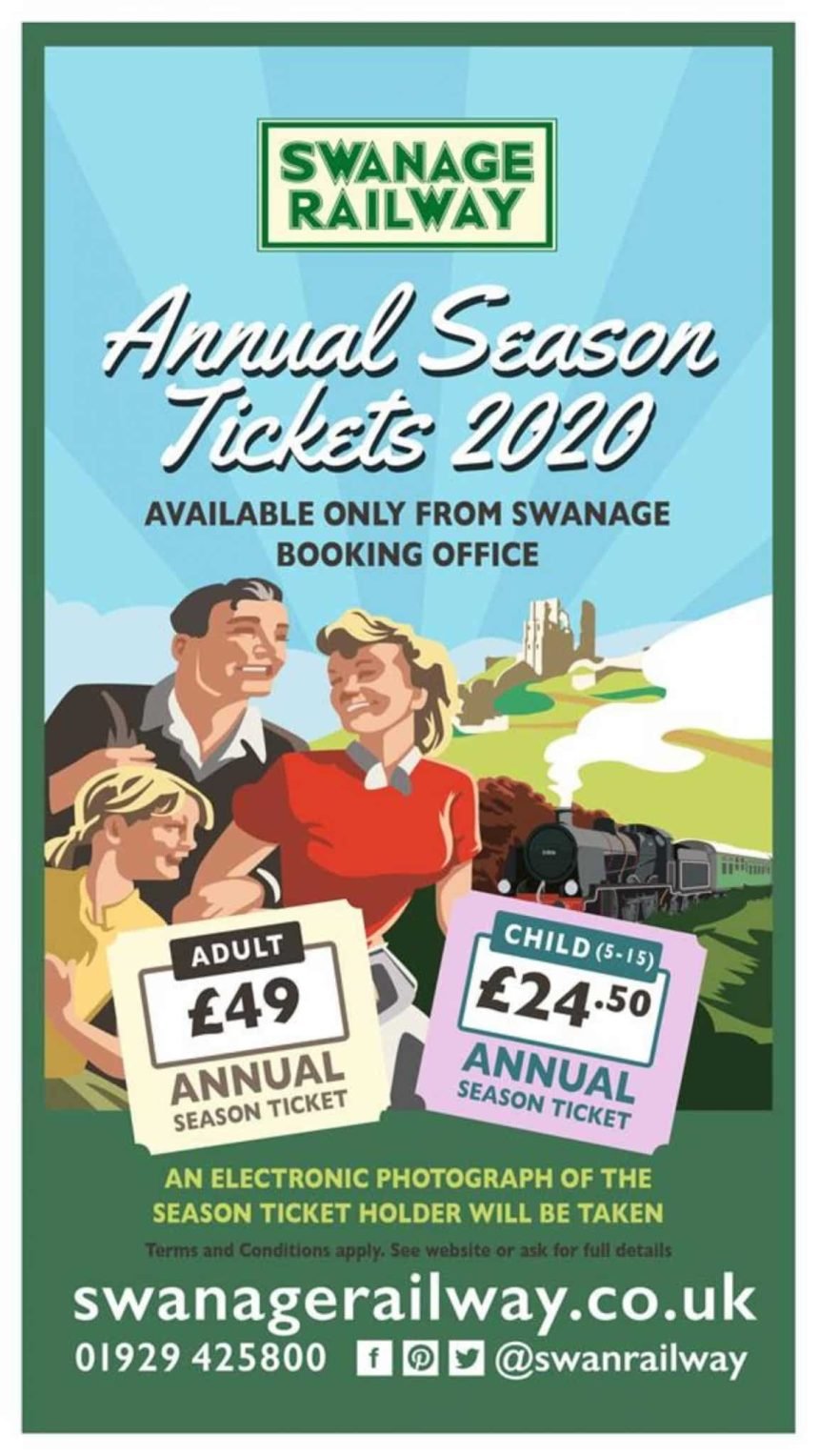 Annual Season Ticket // Credit Swanage Railway