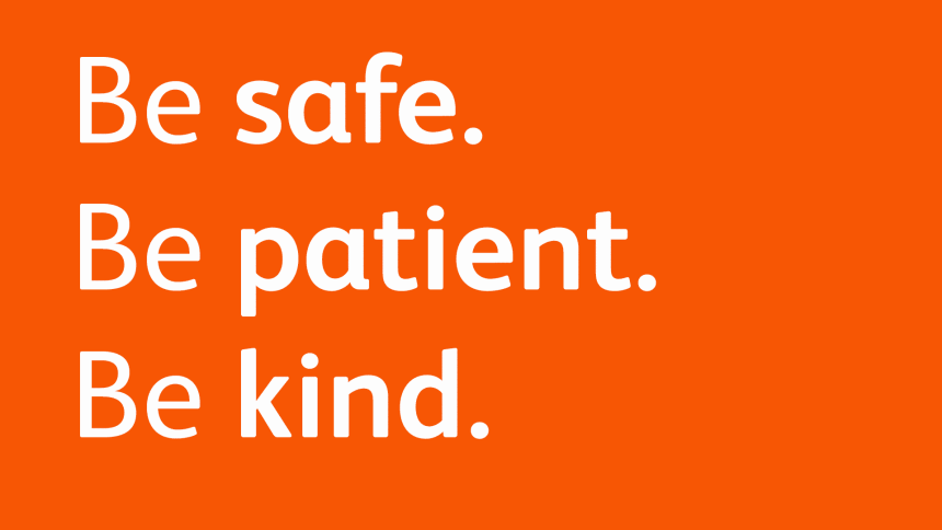 Network Rail tells passengers to be safe be patient and be kind