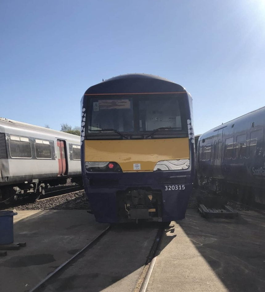 Scotrail Class 320 320315 outside the depot