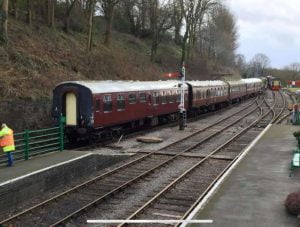RMB S1887 in BR Maroon // Credit Somerset & Dorset Railway Heritage Trust