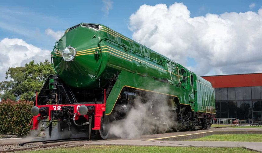 3801 in steam in Australia