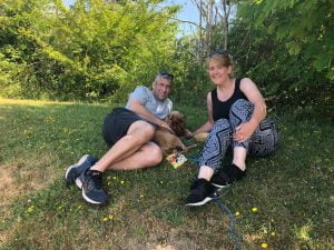 Cheshire couple reunited with dog after railway ordeal