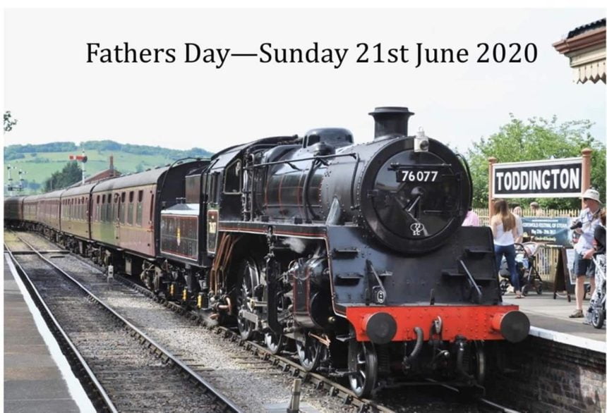 steam locomotive 76077 Father's Day Share Offer // Credit Toddington Standard Locomotive Ltd