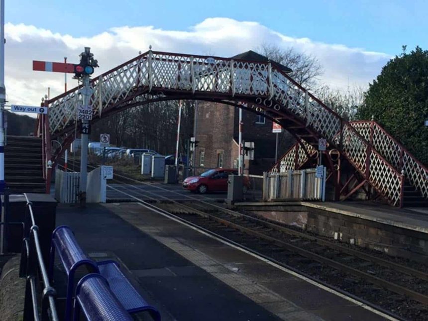 New lease of life for Grade II listed footbridge at Prudhoe station