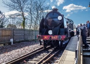847 stands at East Grinstead - Bluebell Railway