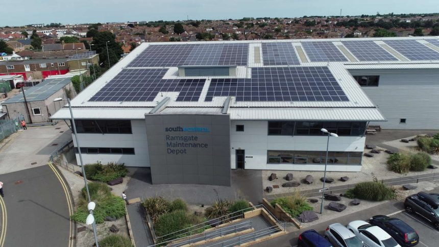 Ramsgate maintenance depot solar panel project