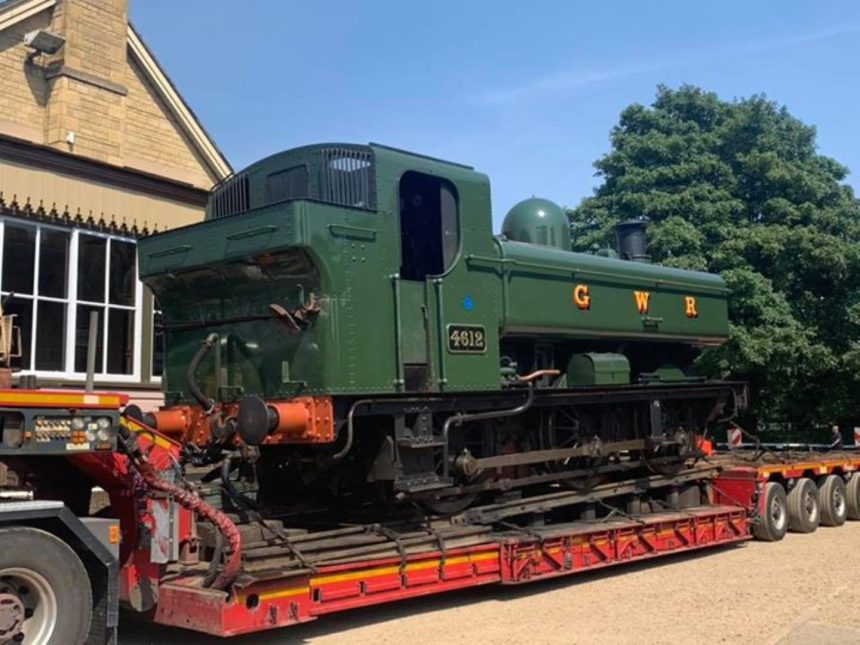 Steam Locomotive 4612 Arrives at NVR // Credit Wansford MPD - Home of the NVR Engineering Dept. FB Group