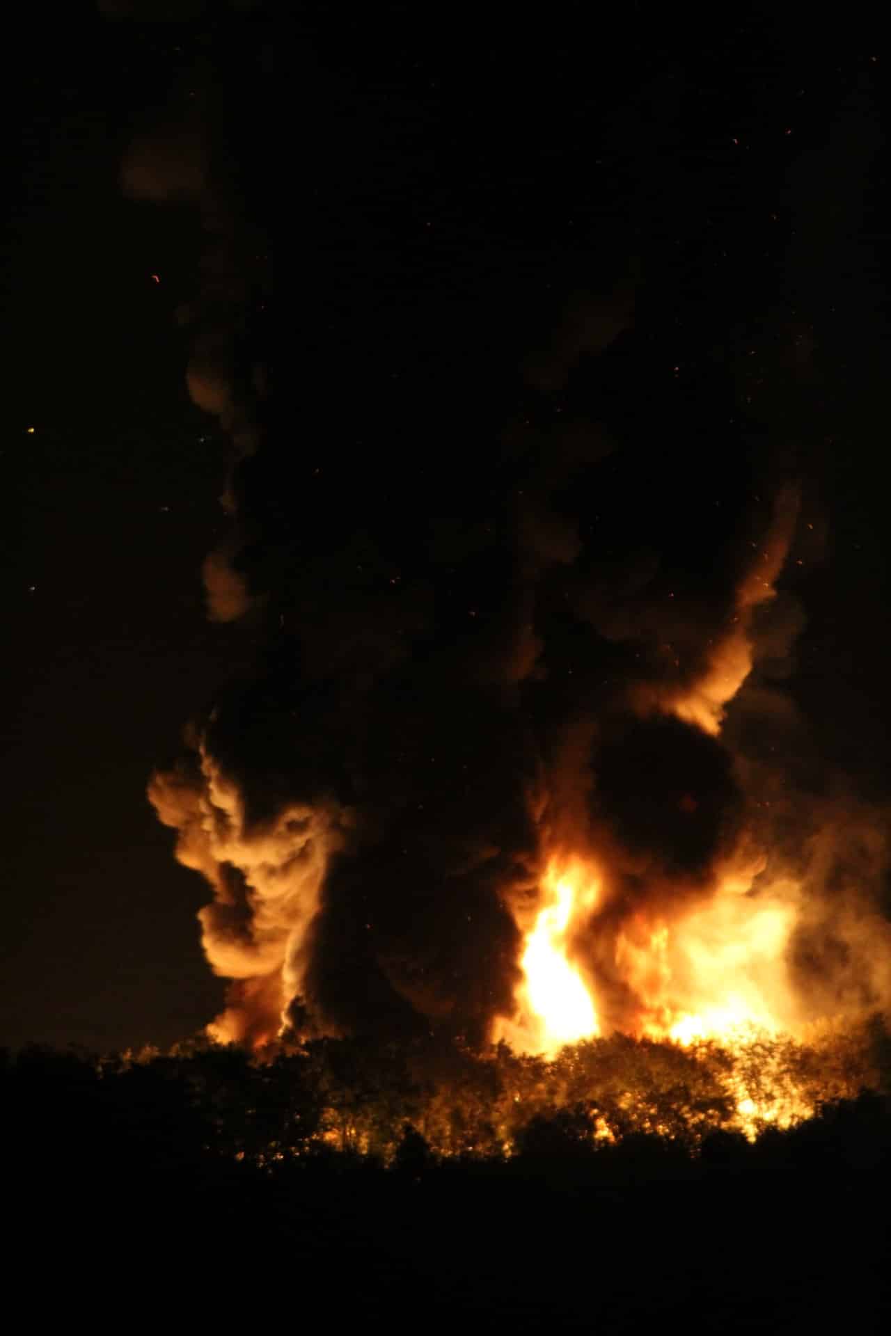 Llanelli train fire