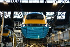 ScotRail applies face covering decals to HST power cars