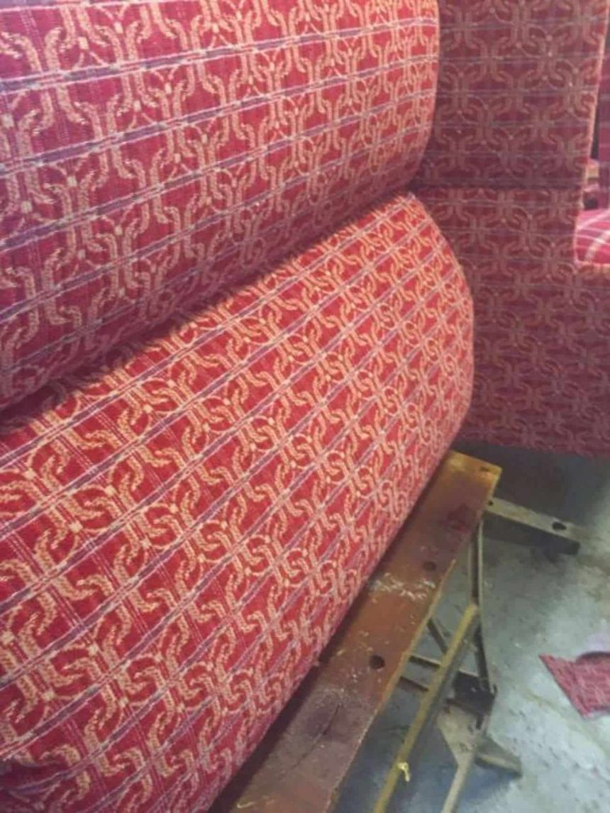 reupholstered seats RMB Carriage