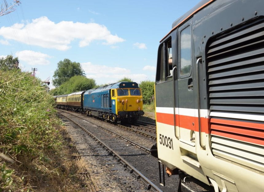 Class 50 locomotives on the Severn Valley Railway