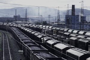 Russian coal awaiting export