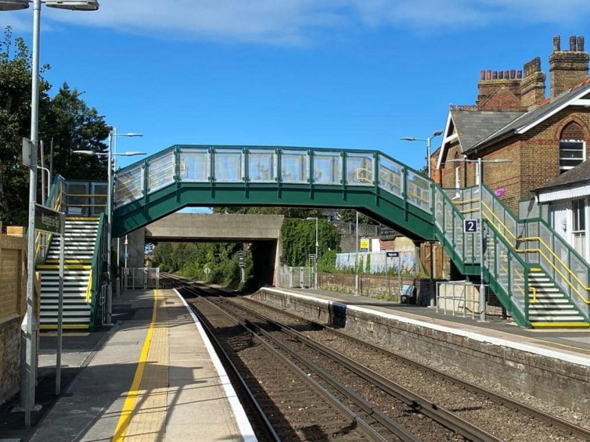 Westgate-on-Sea railway station footbridge