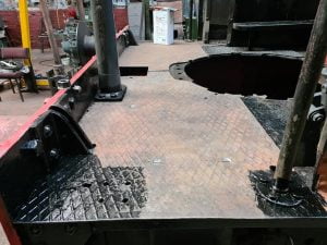 Cab floor completed for Sentinel Ann
