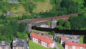 Aerial photo of Gauxholme Viaduct