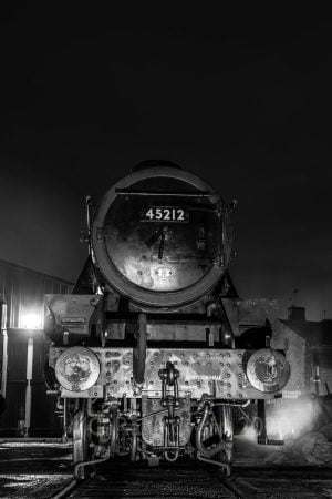 Black 5 45212 at Haworth - Keighley and Worth Valley Railway