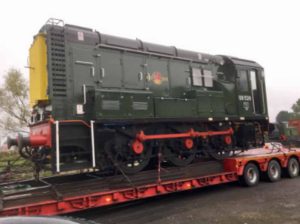 08528 arrives at the Derwent Valley Light Railway