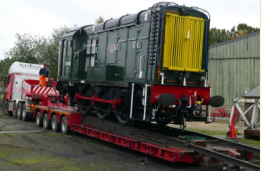 08528 unloaded at the Derwent Valley Light Railway
