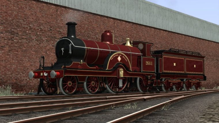 Midland Railway Spinner 2601 Princess of Wales reskin for Train Simulator