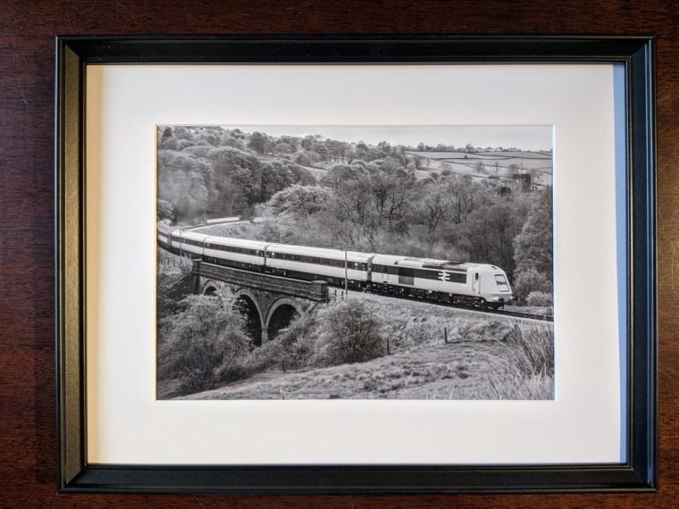 41001 on the Keighley and Worth Valley Railway framed print